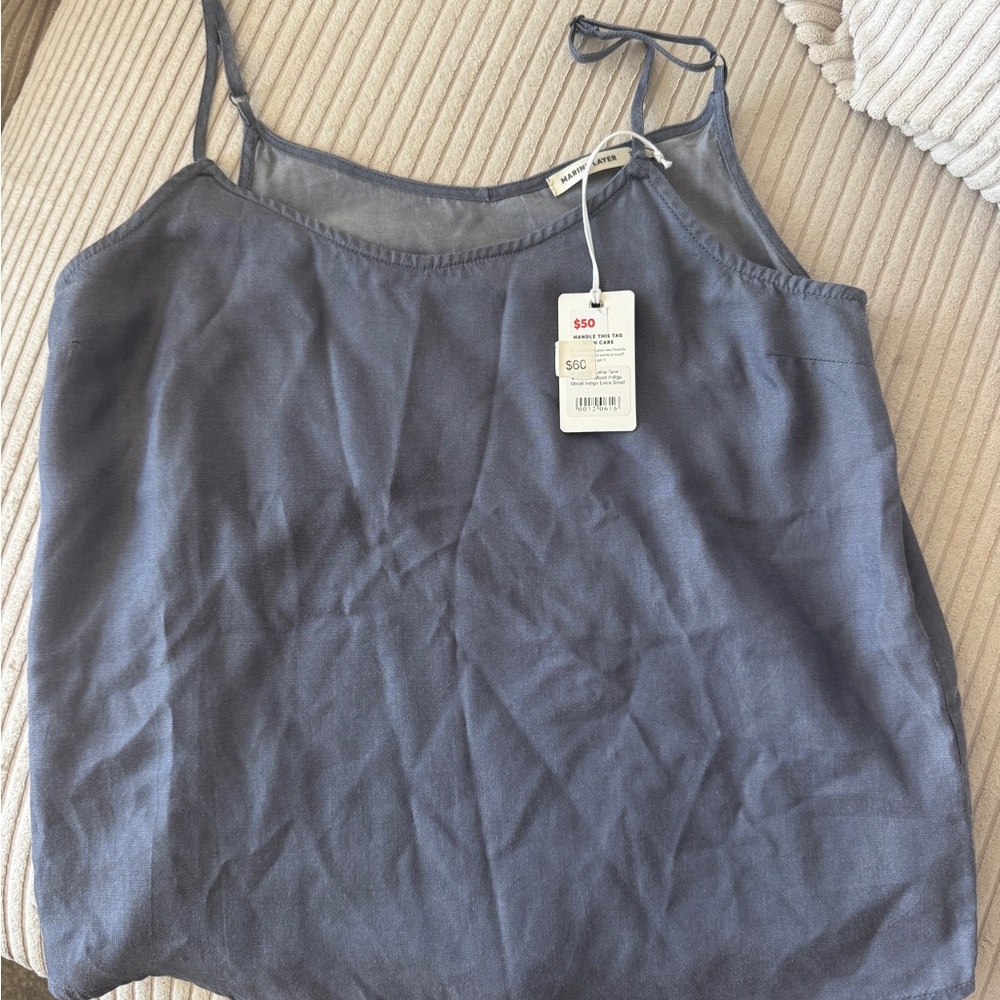 Marine Layer Slate Blue Camisole